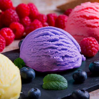 фиолетовое мороженое